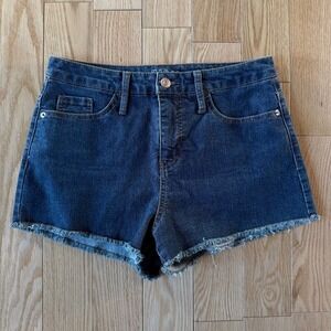 Wild Fable 3" Inseam Blue Denim Shorts Womens Small Distressed Hem